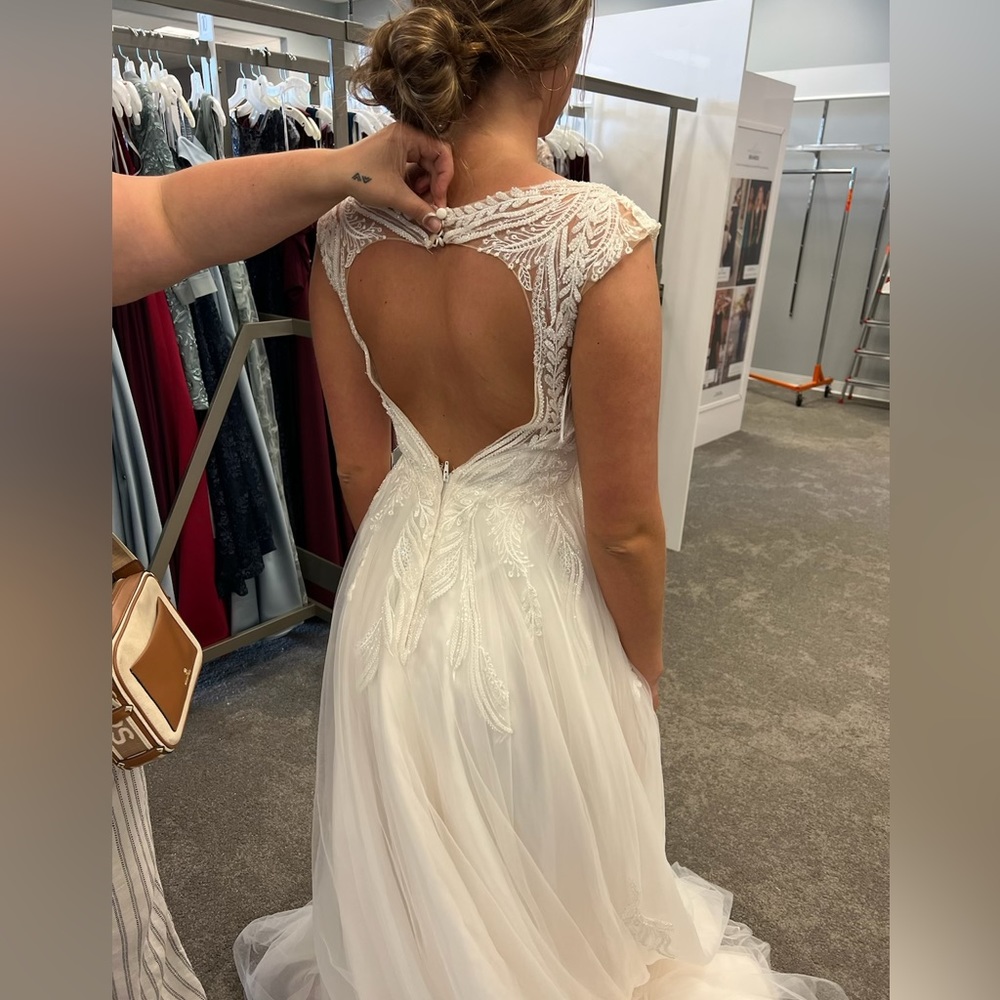 David’s Bridal wedding dress